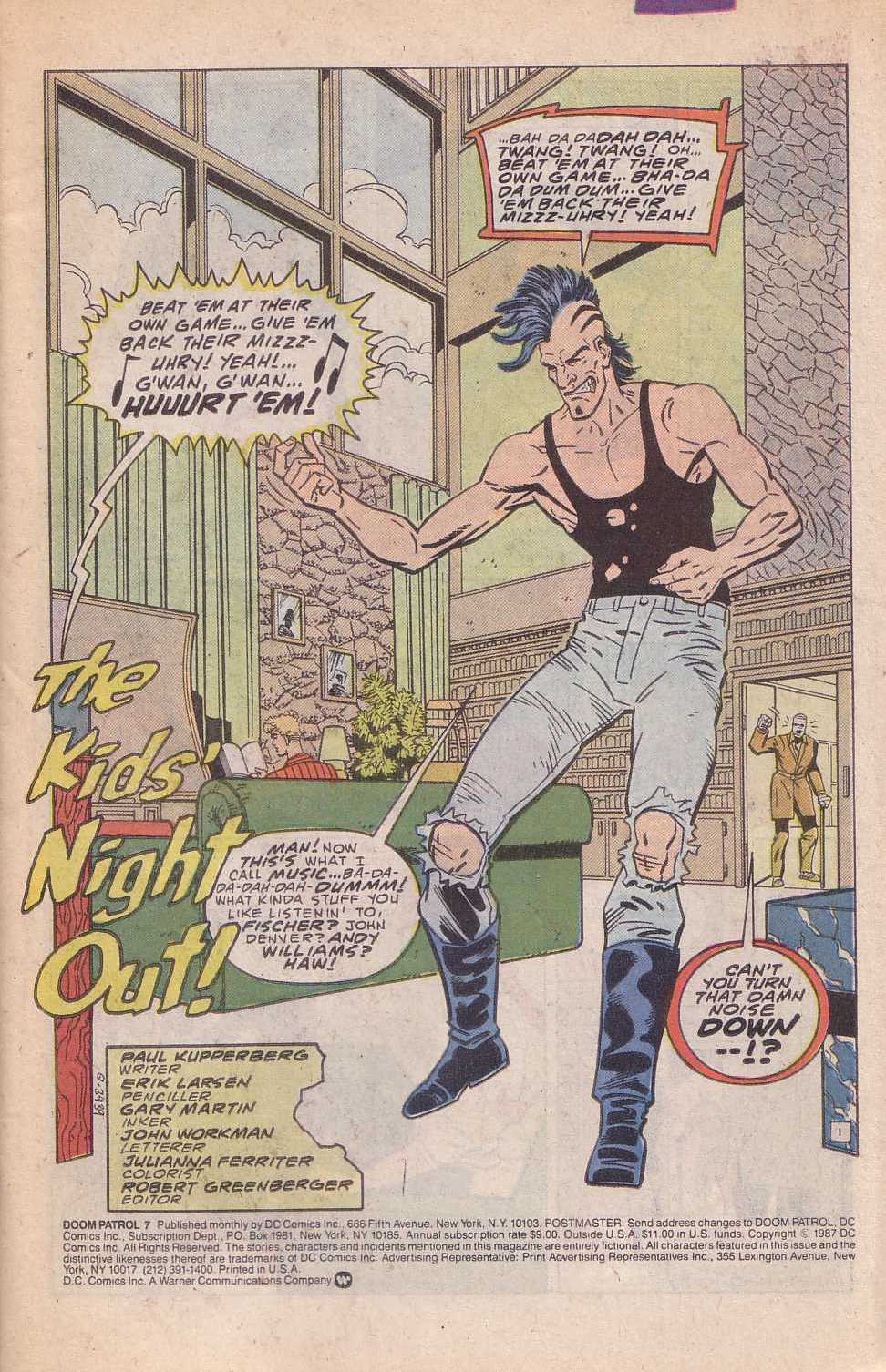 Read online Doom Patrol (1987) comic -  Issue #7 - 2