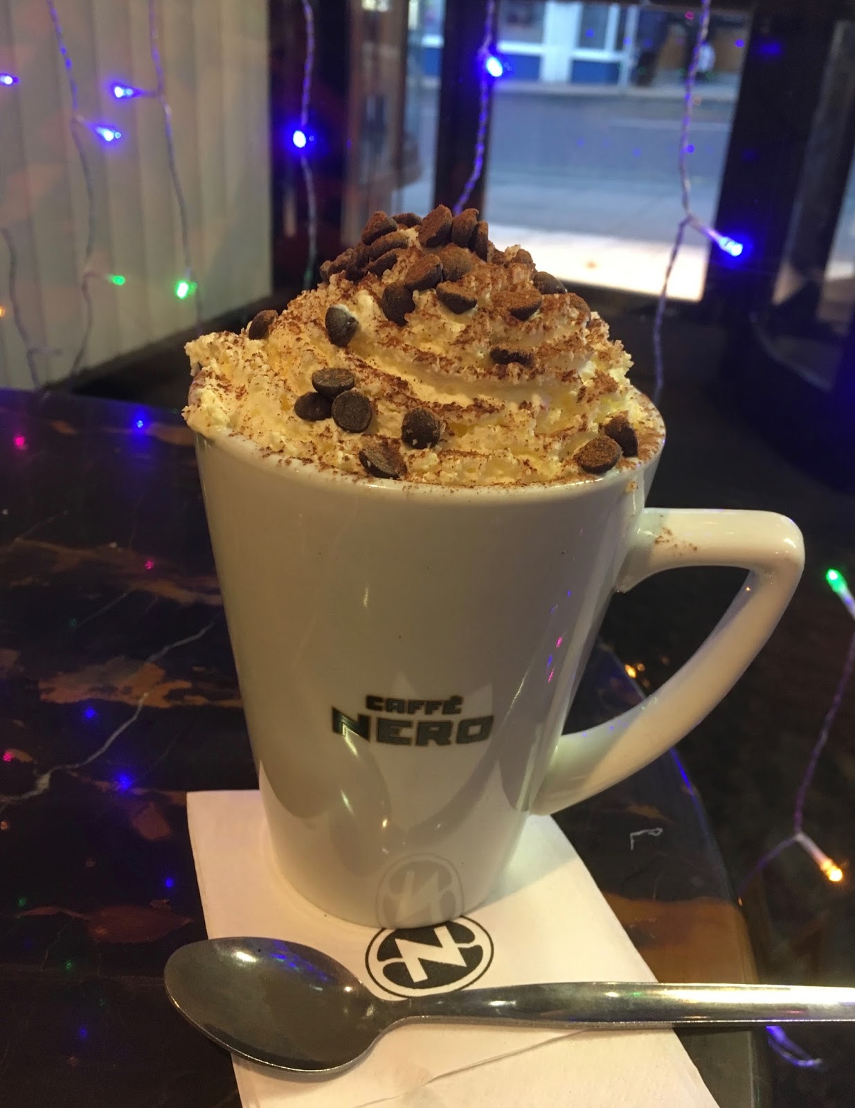 FOODSTUFF FINDS Clementine Hot Chocolate (Cafe Nero) By Cinabar