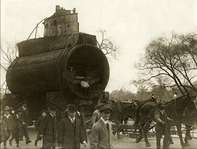 Submarino alemán exhibido en Nueva York