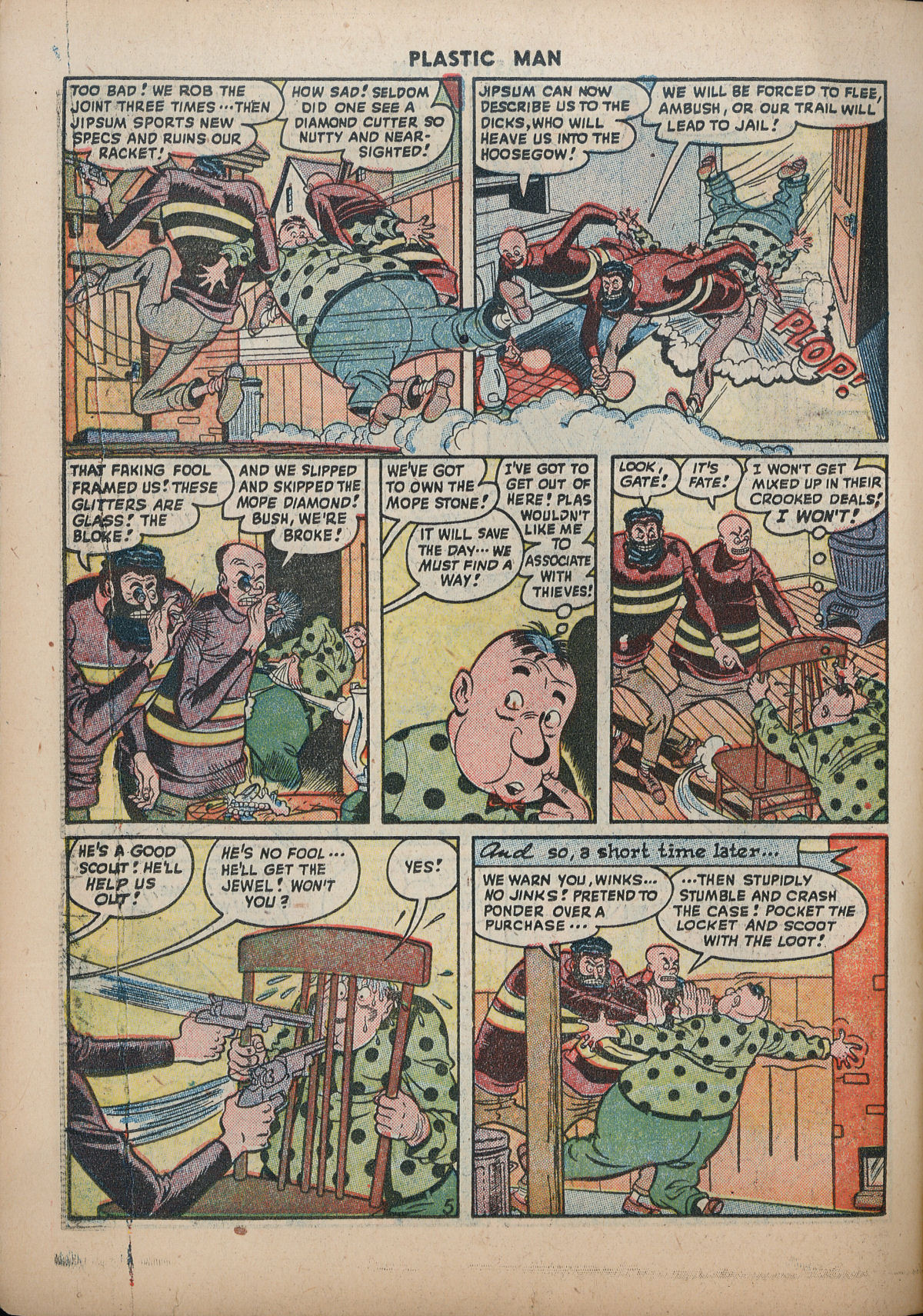 Read online Plastic Man (1943) comic -  Issue #12 - 30