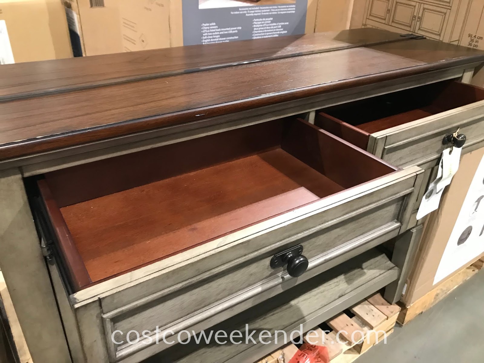 Pike & Main 47in Accent Console Costco Weekender