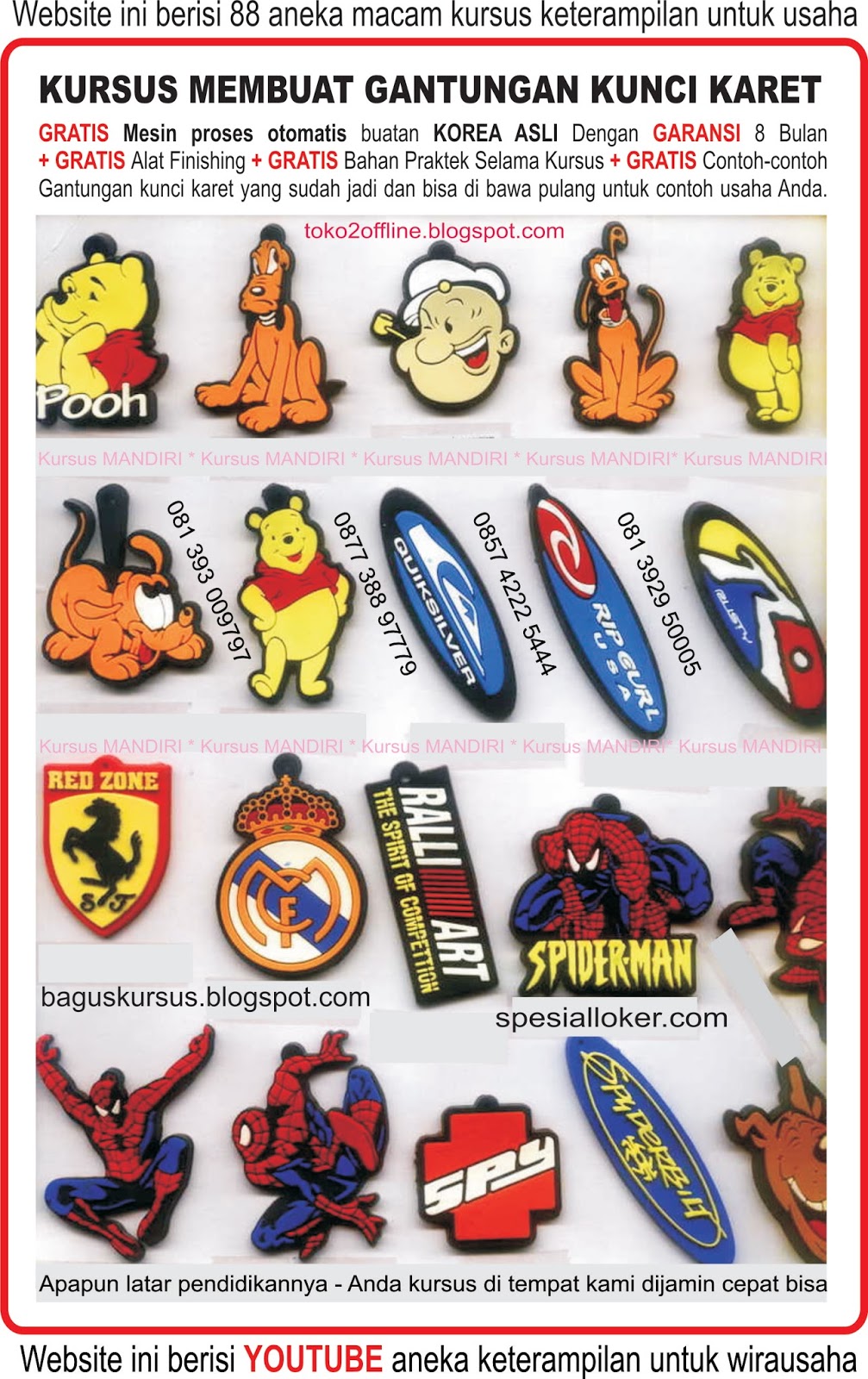 Parfum isi ulang, Digital printing, Melipat acrylic, Fiber, Sablon