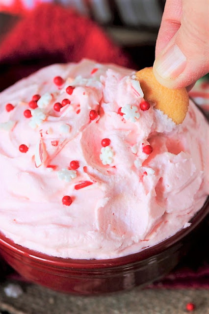 Fluffy Candy Cane Dip Image