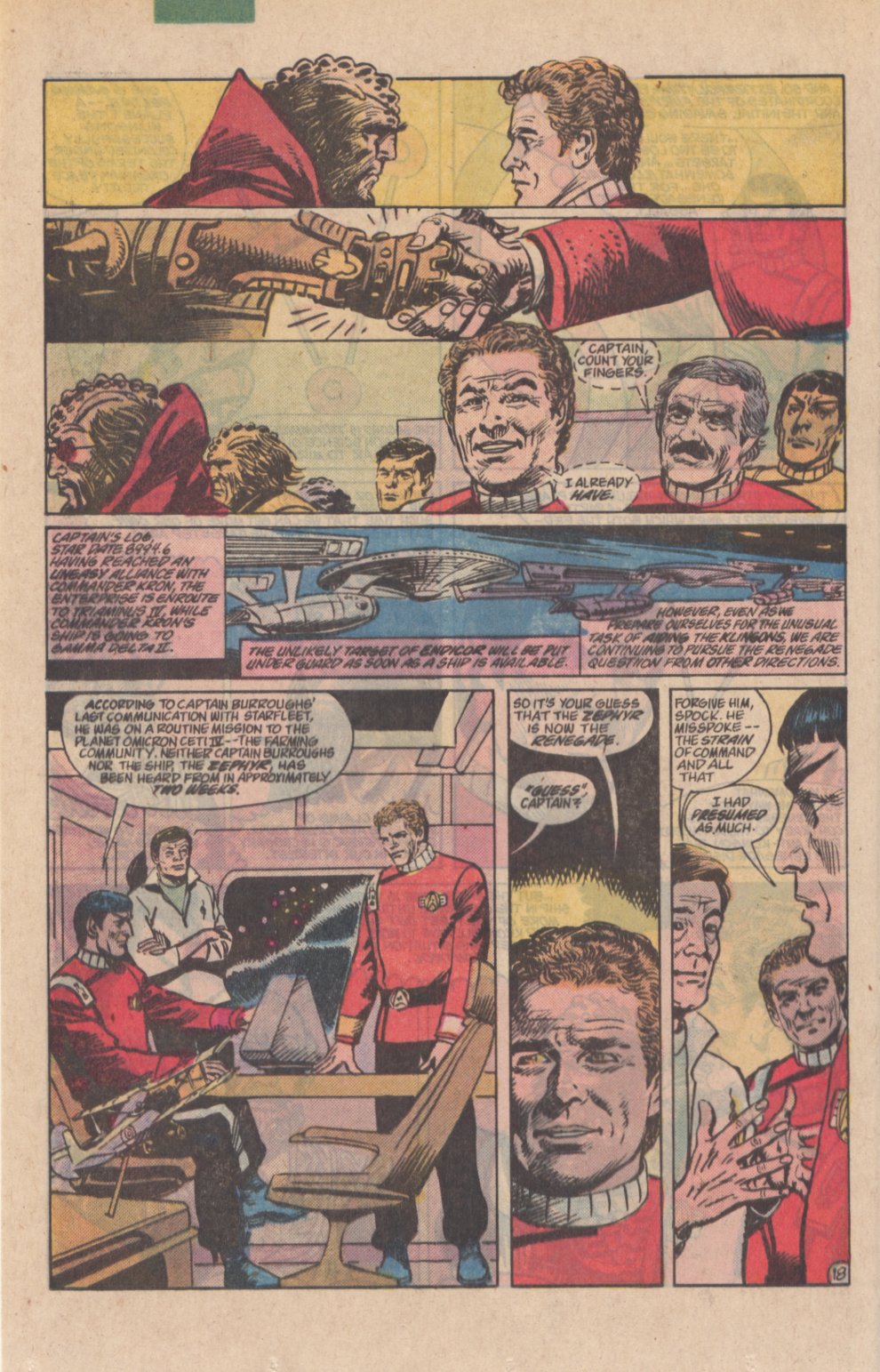 Read online Star Trek (1984) comic -  Issue #50 - 20