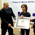 Albanian journalist Klodiana Lala awarded with 'Free Speech' by European Center for Whistleblower Rights