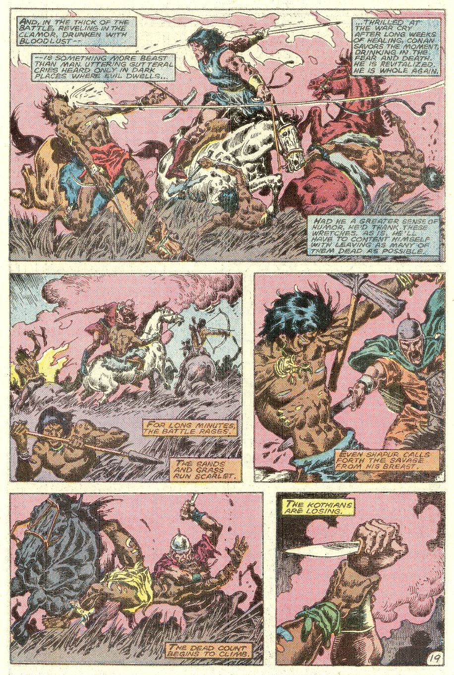 Read online Conan the Barbarian (1970) comic -  Issue #182 - 20