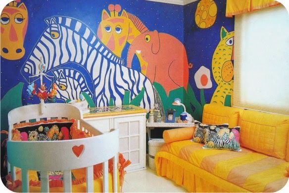 Dormitorios de bebé tema la selva - Ideas para decorar dormitorios