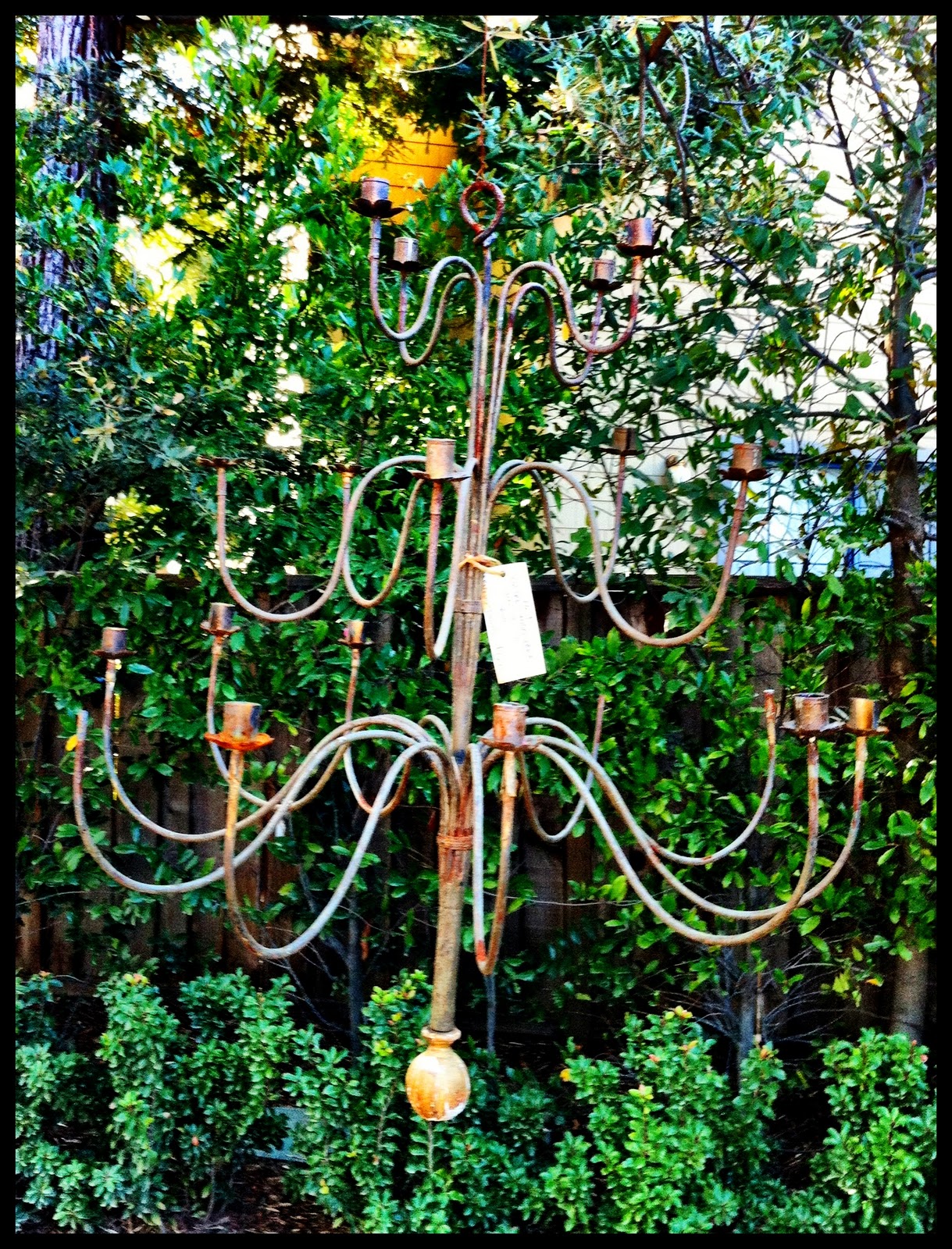 bits by pieces. : outdoor chandeliers.