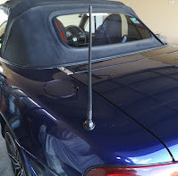 Replacement antenna on Mazda MX5 roadster