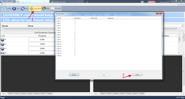 Scan Port cara flash Evercoss M55C