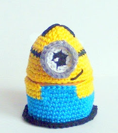 Amigurumi Crochet minion Easter Egg