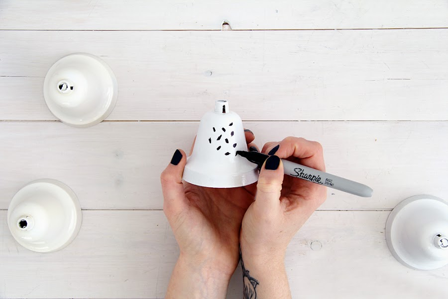 Campanas de Navidad DIY