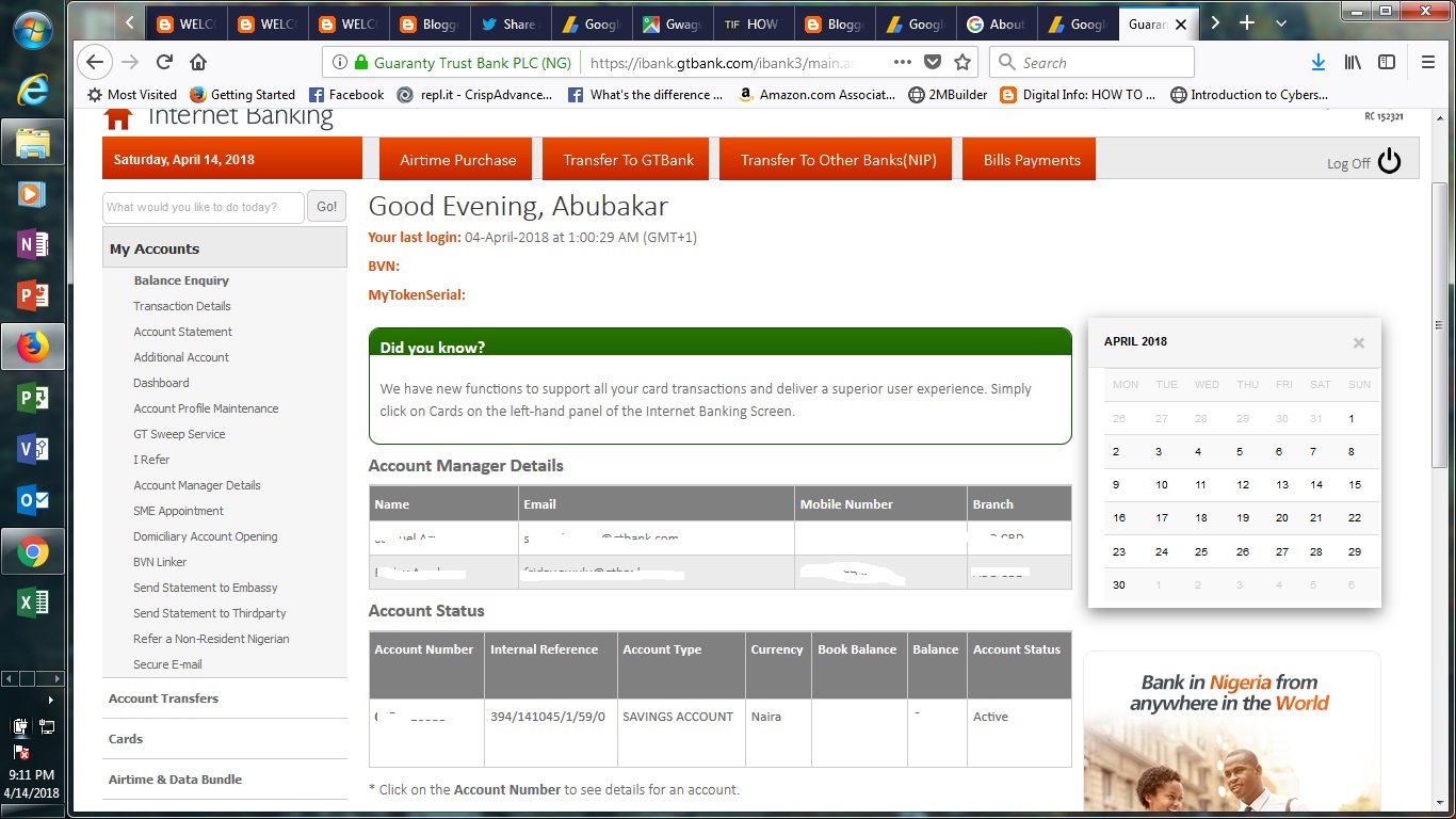 Top Gt Bank Mobile Banking Code Blood And Sand