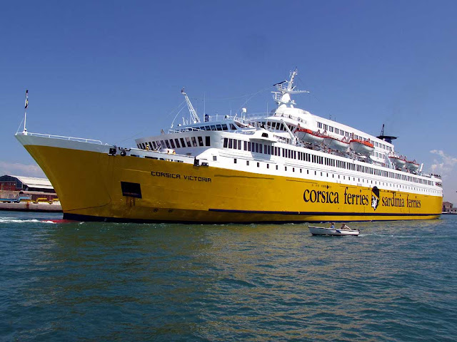 Corsica Victoria ferry, IMO 7305253, Livorno
