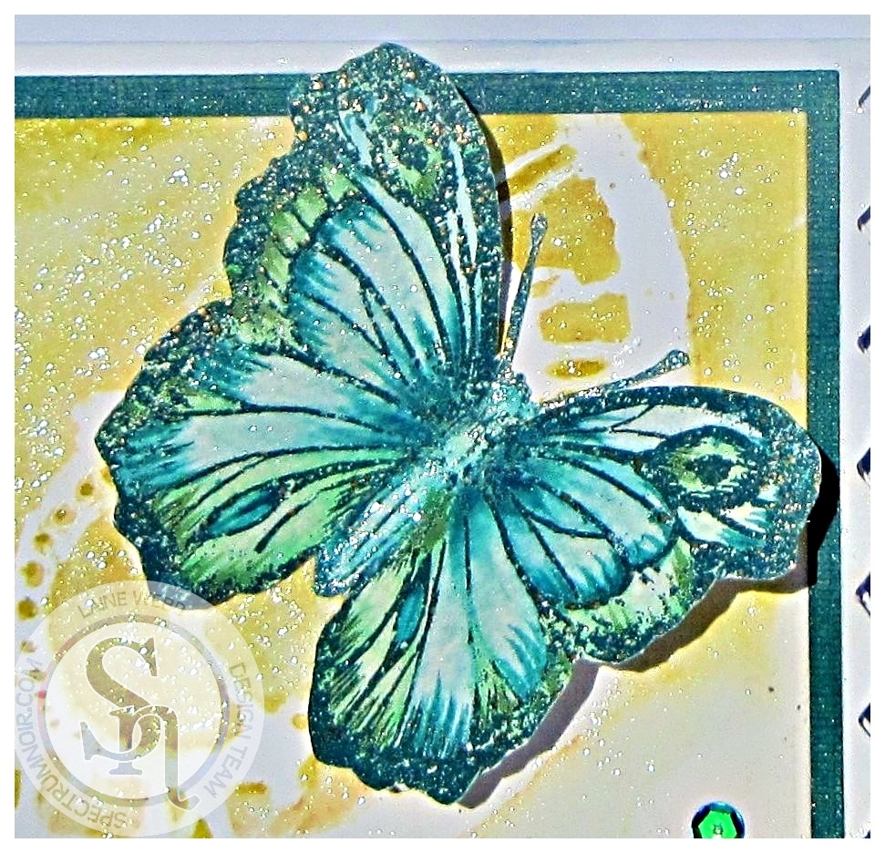 Dream Laine Spectrum Noir Sparkle pen tutorial.