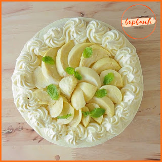 Tan chảy công thức làm bánh kem sầu riêng béo mềm 1