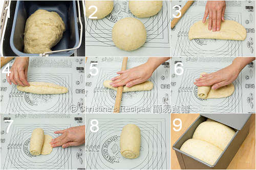湯種全麥麵包製作圖 Tangzhong Wholemeal Toast Procedures
