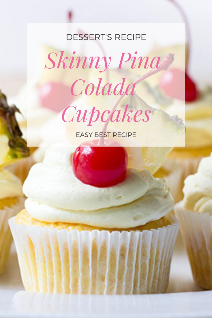 Easy Best Skinny Pina Colada Cupcakes I Ever Made #Easy #Best #Skinny #Pina #Colada #Cupcakes I Ever Made