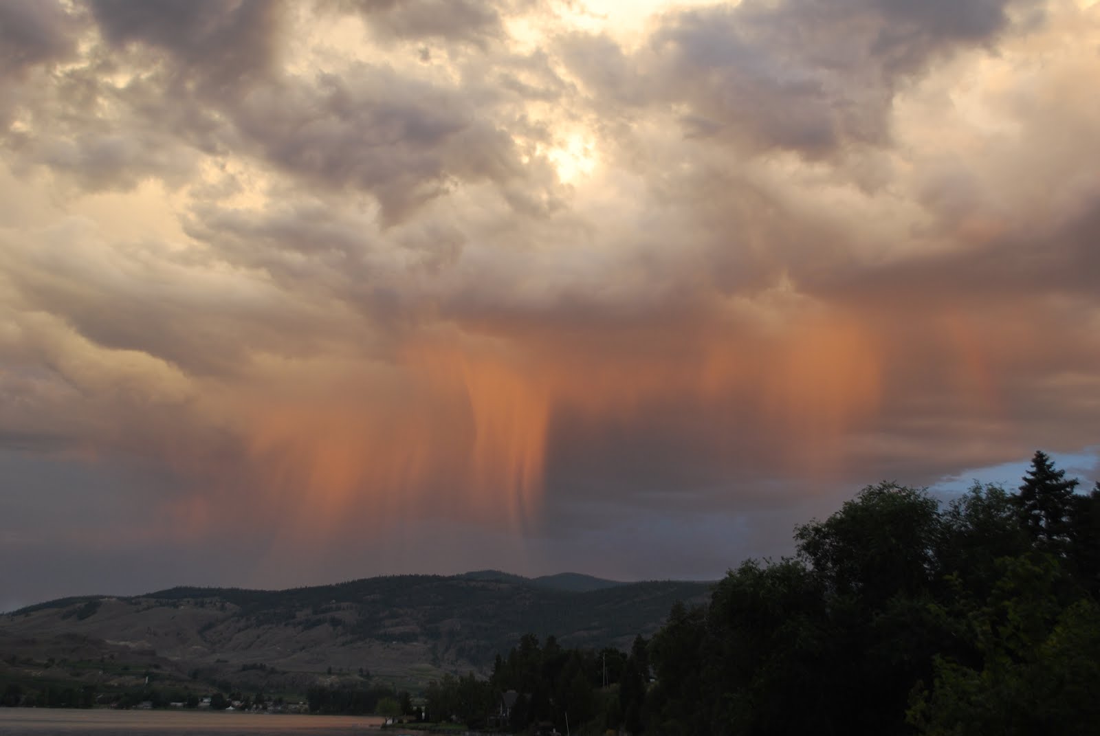 Storm over Mt. Hull, August, 2016