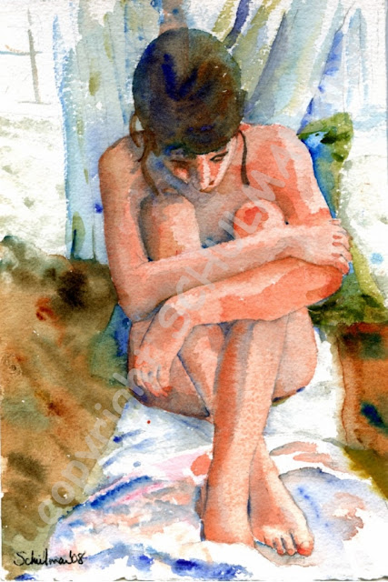 online figure painting course in watercolor :: http://schulmanart.blogspot.com/2015/06/go-figure-nude-watercolor-figure.html