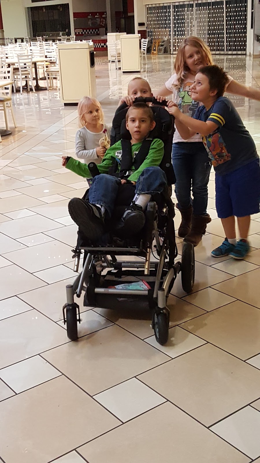 Spastic Quadriplegic Cerebral Palsy Jacob's new wheelchair!! Convaid