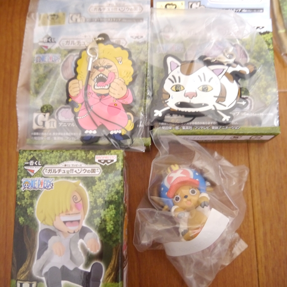 ドラゴンボール ワンピース貧乏まっしぐら 一番くじ ワンピース ガルチュー ゾウの国 を引いてきた ３日目