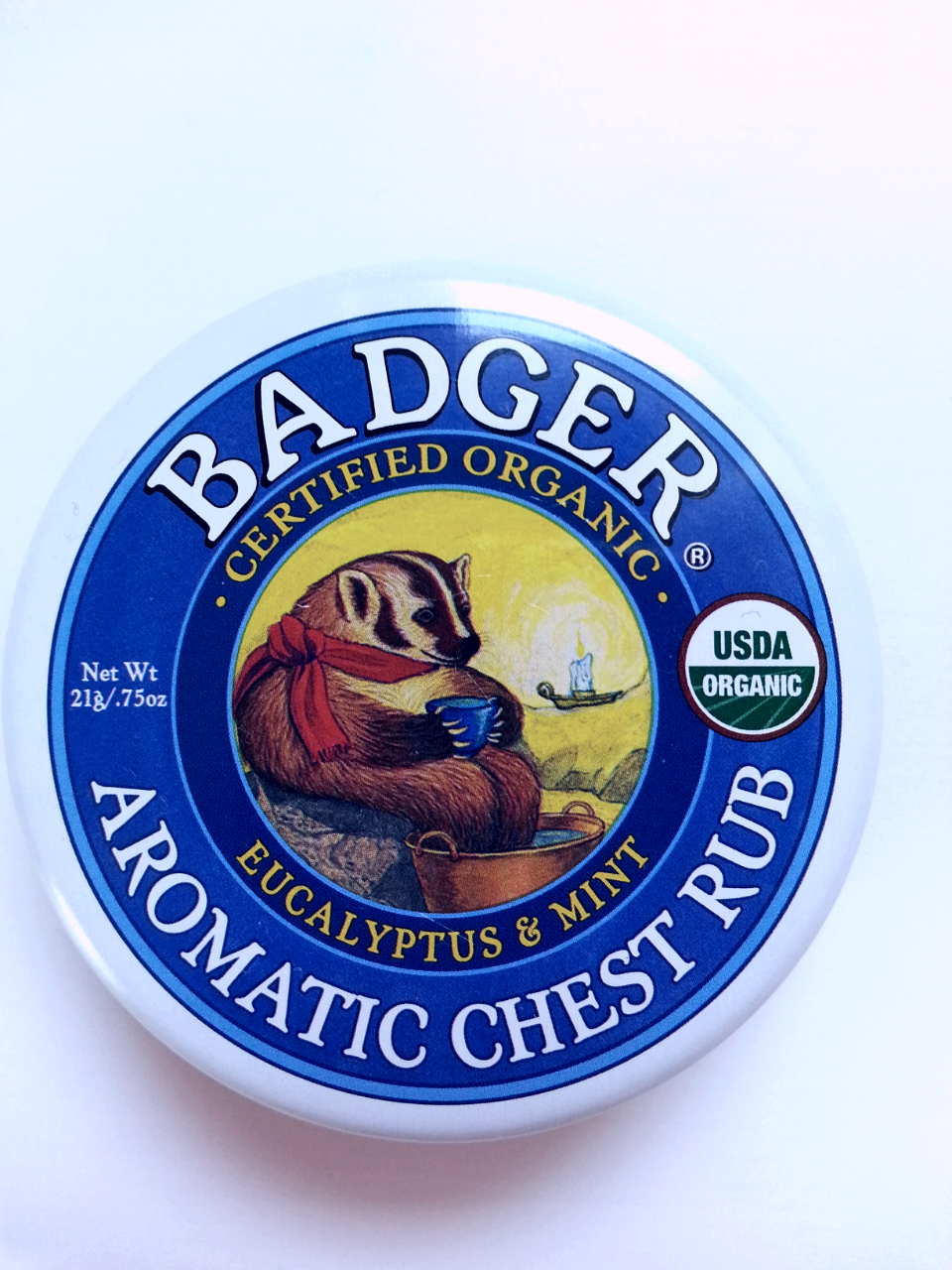 Sugar Clover Badger aromatic chest rub