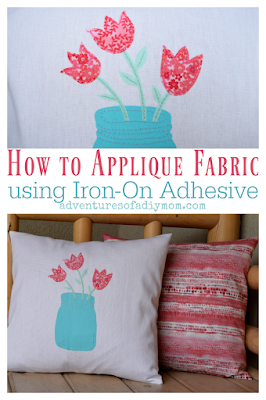 How to applique fabric using iron on adhesive