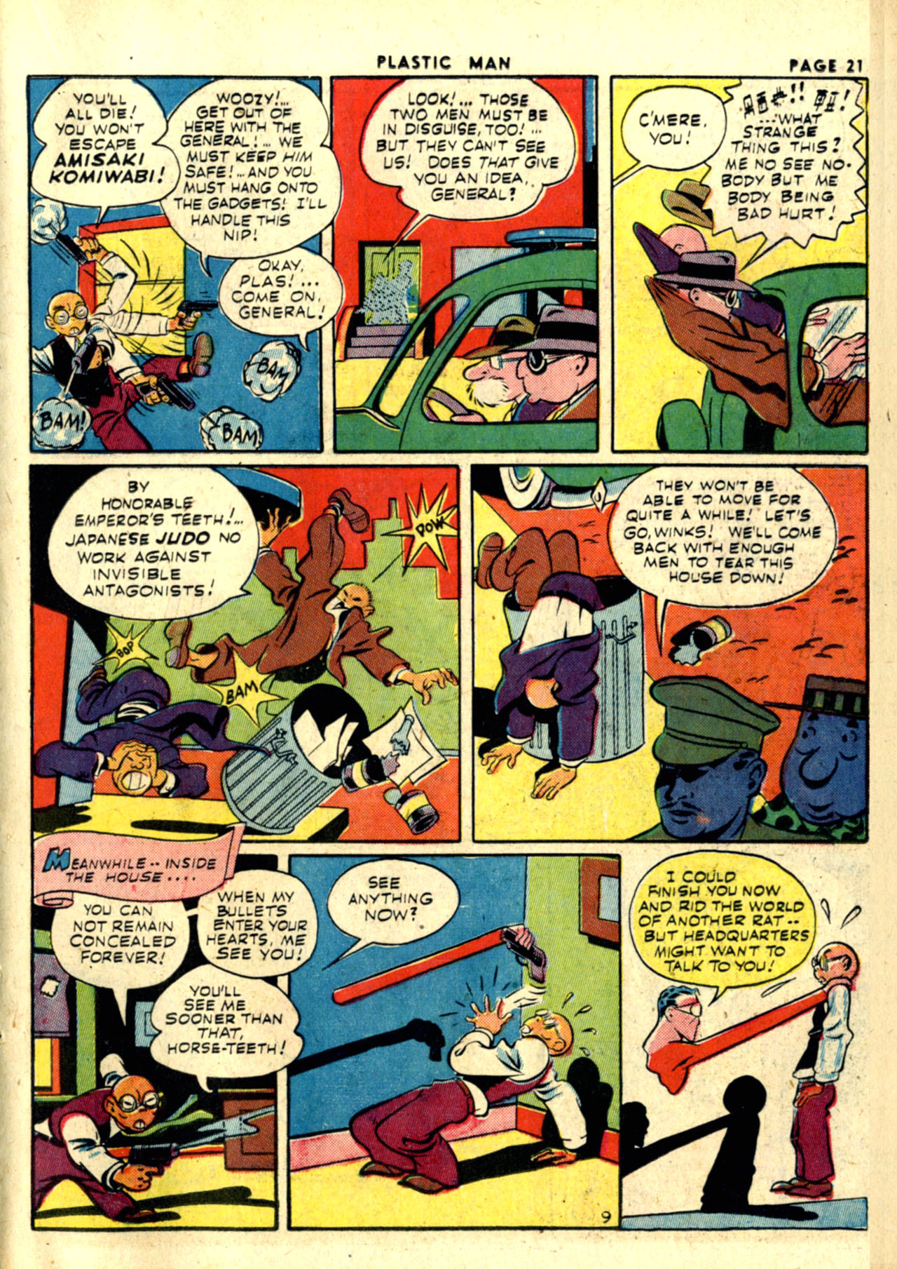 Read online Plastic Man (1943) comic -  Issue #1 - 23