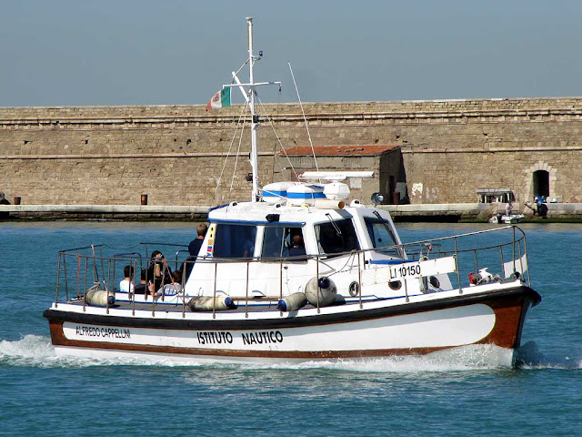 Alfredo Cappellini motor boat, Nautical Institute of Livorno, port of Livorno