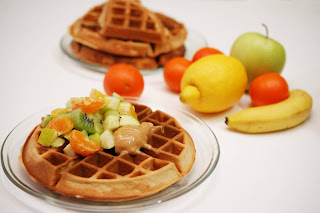 Waffles cu miere si scortisoara