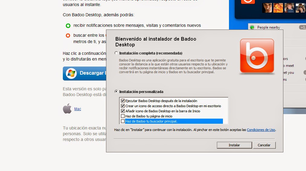 Badoo desktop para ubuntu
