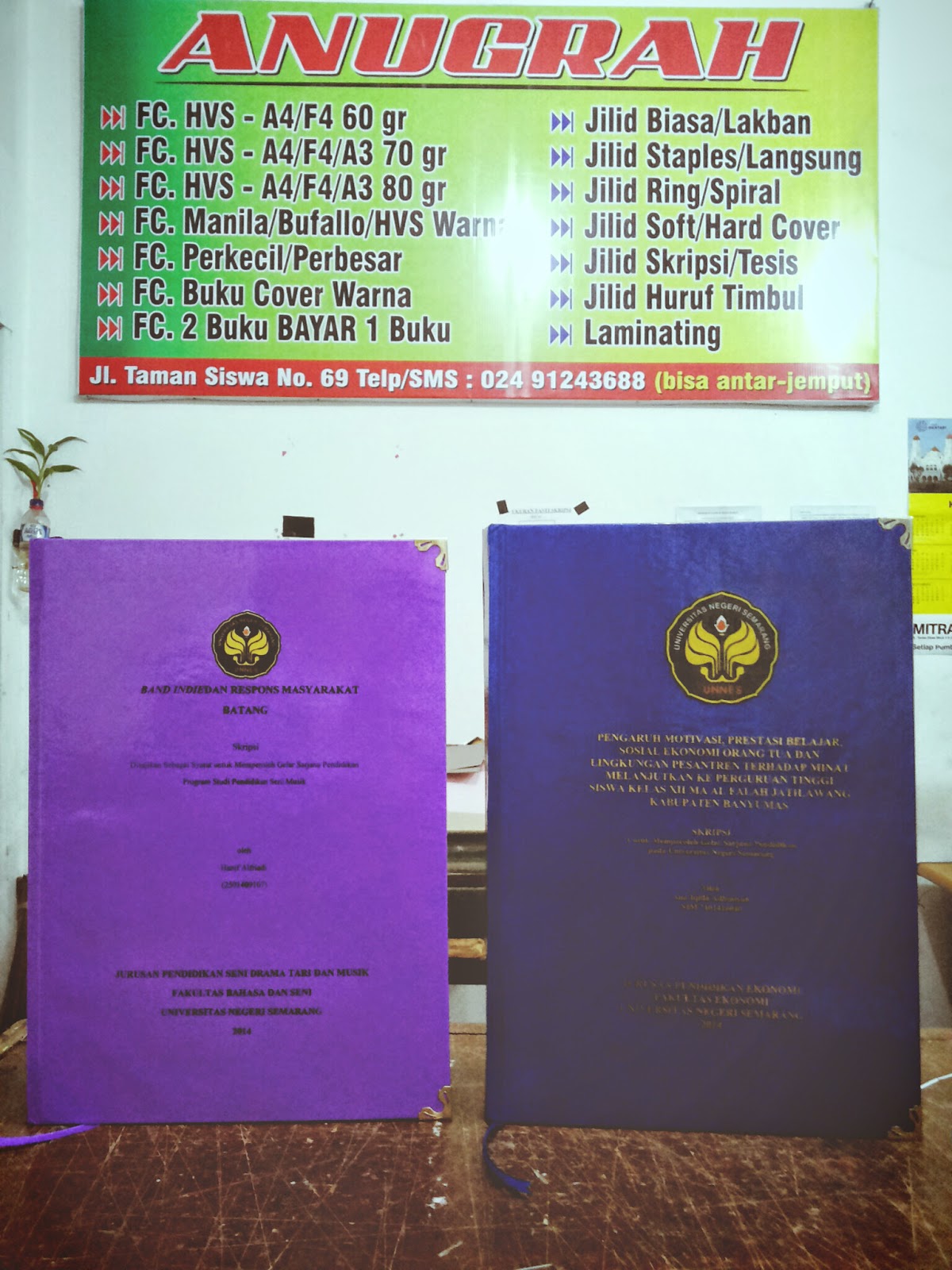 Jilid Hard Cover Skripsi Surabaya Ide Judul Skripsi