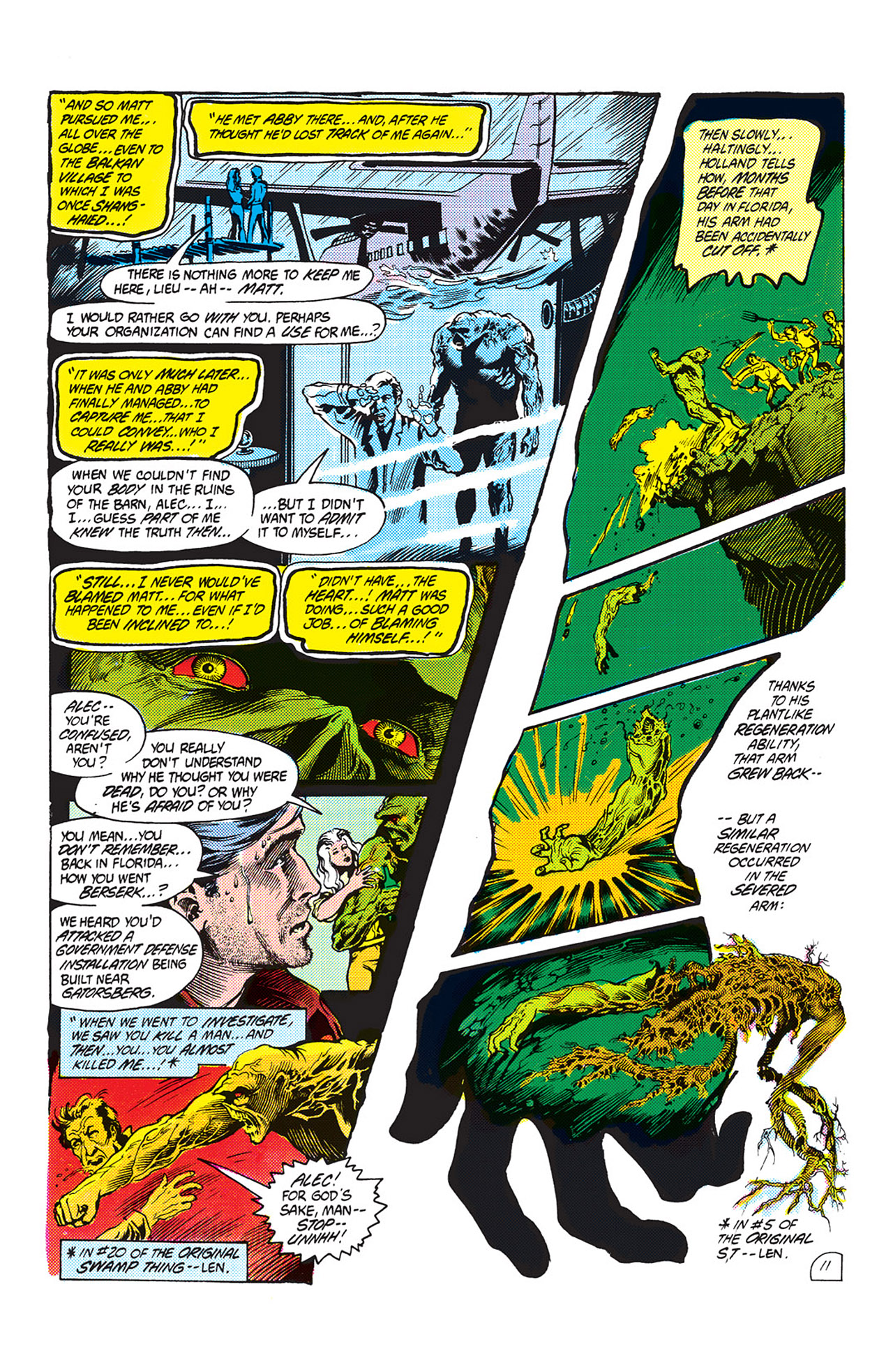 Read online Swamp Thing (1982) comic -  Issue #17 - 12