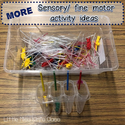 Sensory & Fine Motor Activity Ideas for Special Education