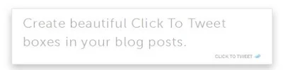 Include a Click To Tweet Button in Your Posts