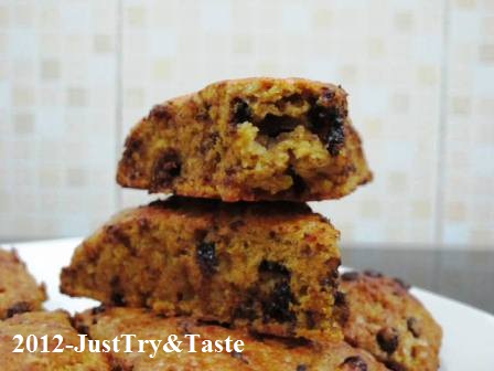 Resep Scone Labu Kuning dan Chocolate Chips