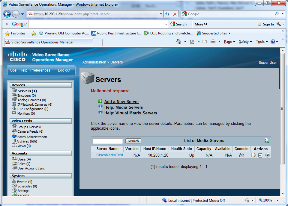 NetenGU's Notes Cisco Video Surveilance Operations Manager Overview