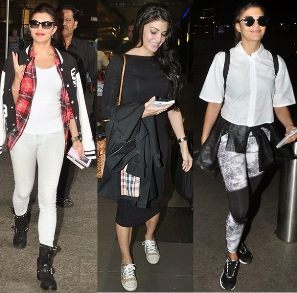 Jaquelline Fernandez in super casual airport look