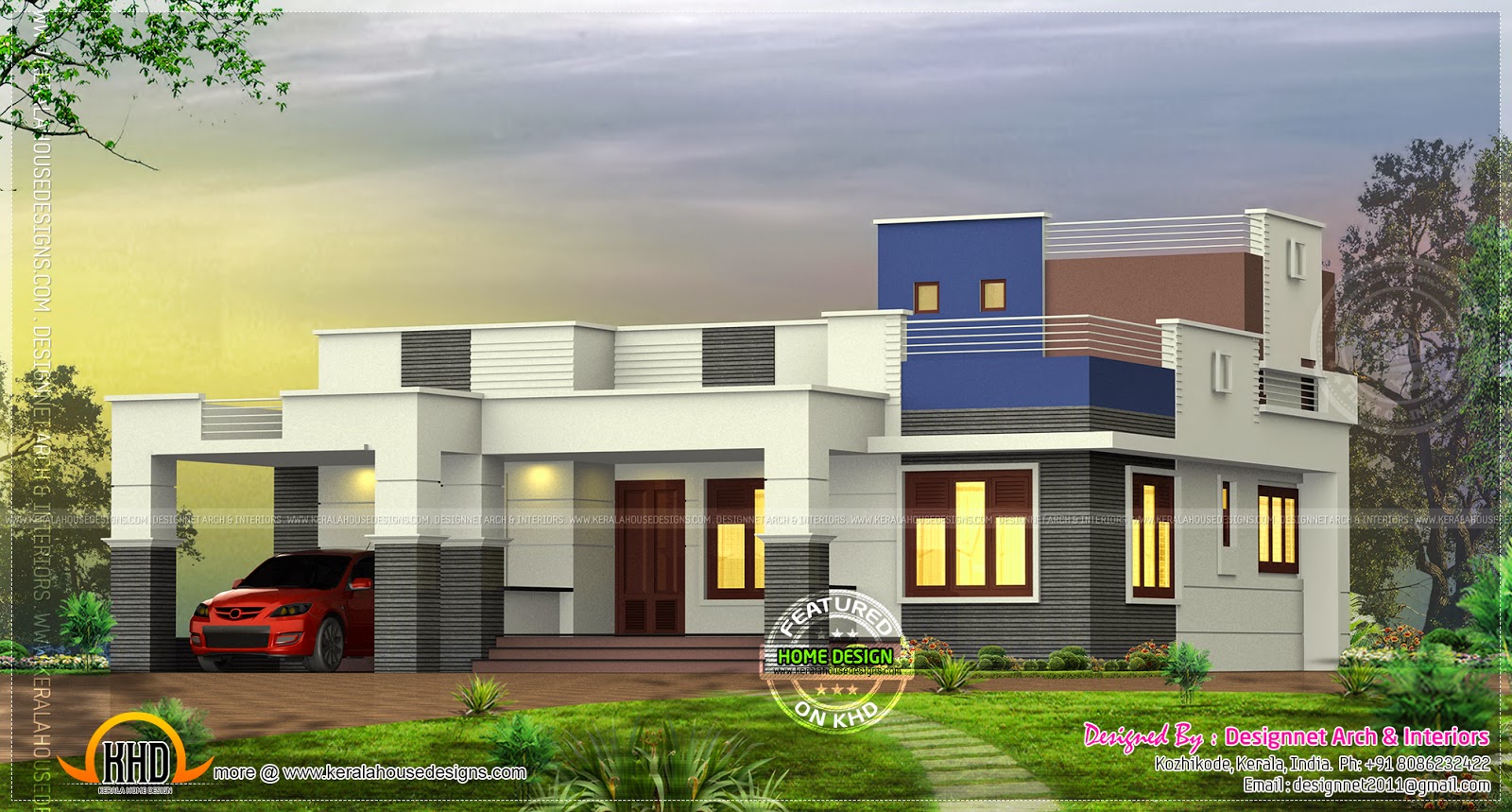 3 bedroom single storied in 1500 sq.feet - Kerala home design and ...