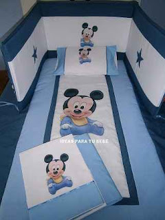 Ropa de cuna mickey bebes