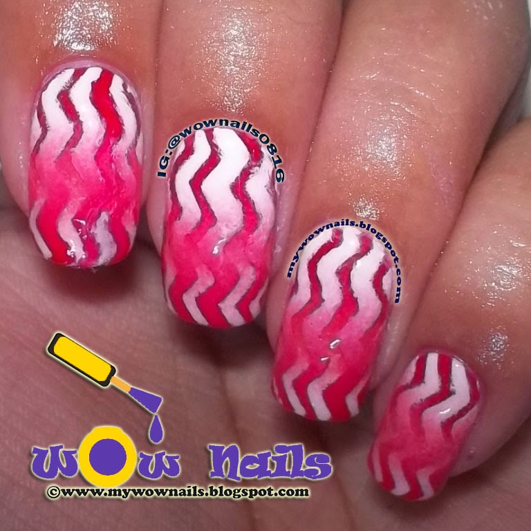 WoW Nails Reciprocal Gradient Nail Art