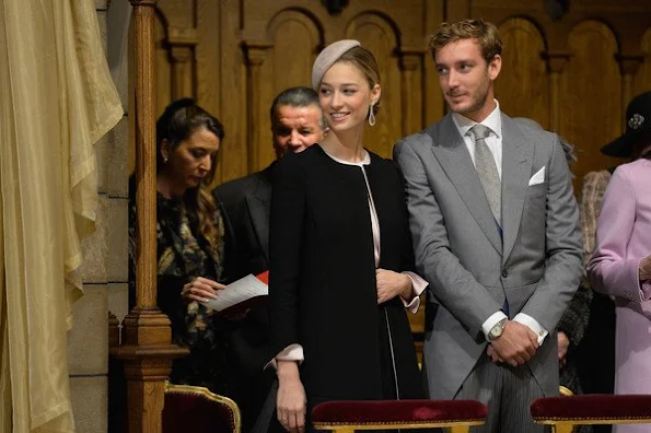 Prince Albert II of Monaco and Princess Charlene of Monaco, Beatrice Borromeo, Pierre Casiraghi,Charlotte Casiraghi and Alexandra of Hanover