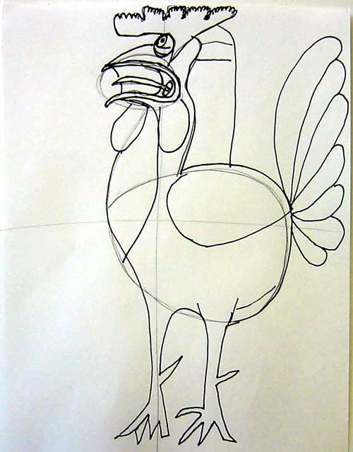 Picasso Rooster Le Coq