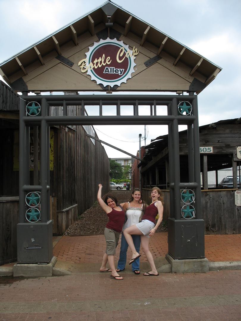 Bottle Cap Alley A street paved with Bottle Caps