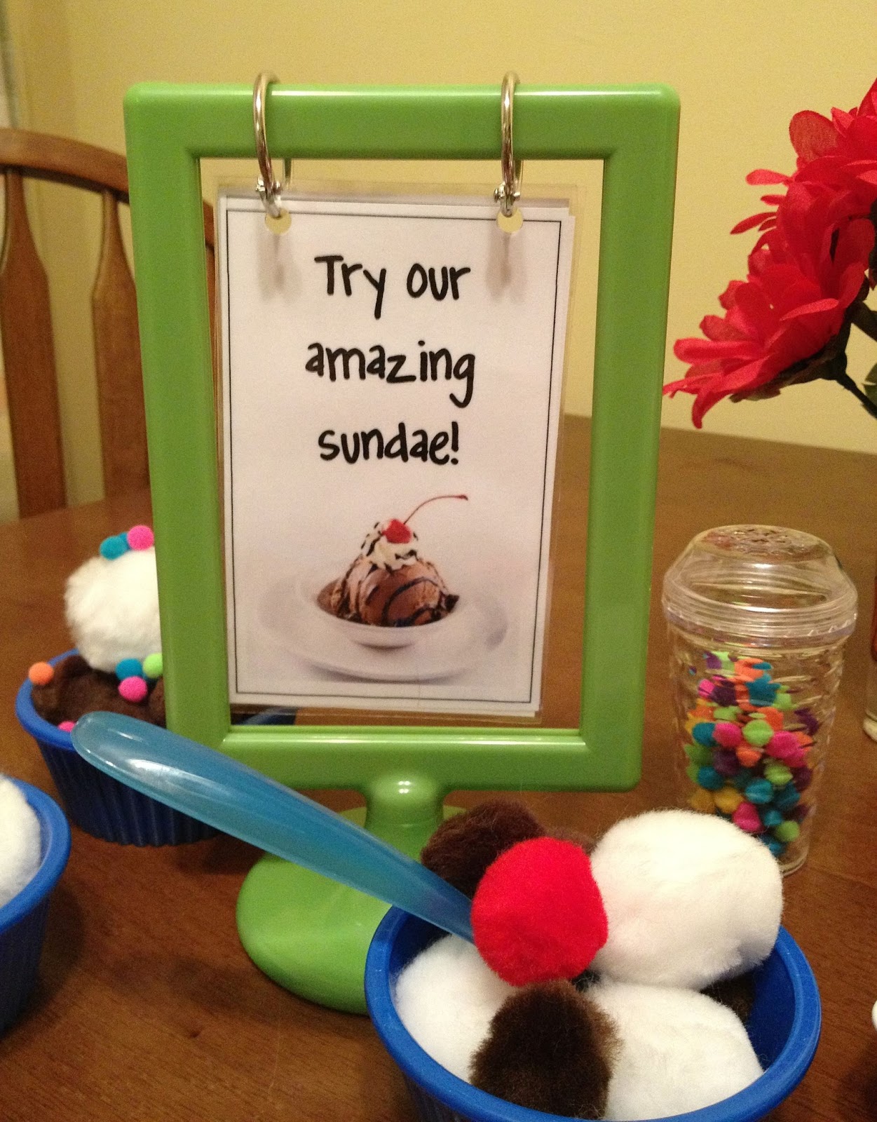 From The Hive: icecream sensory play