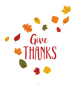 LostBumblebee ©2016 Give Thanks, Thanksgiving Printable, Home decor, Personal use Only, www.lostbumblebee.net