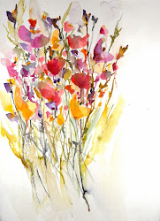 watercolor wildflowers flowers wildflower painting tattoo watercolour flower paintings karin johannesson artist ii watercolors saatchi abstract floral artists artwork contemporary