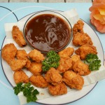 Chicken Popcorn Why get take-out when these Chicken Popcorn are so easy to make, using all standard pantry ingredients ! Serve on game day, as an appetizer or add a handful to the kids' lunch box !