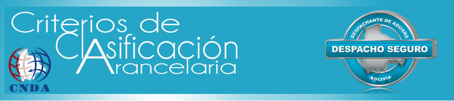 Clasificación Arancelaria CNDA 